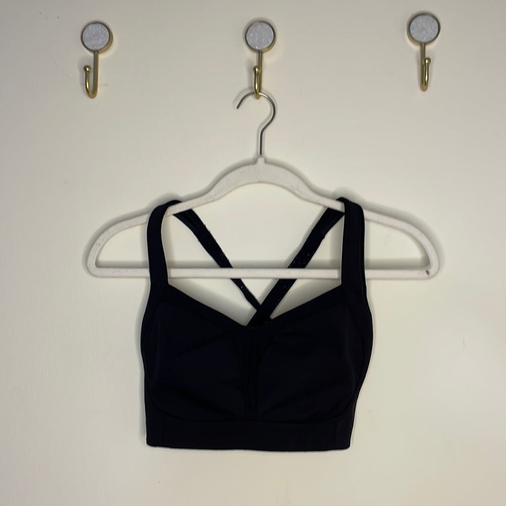 Black Lululemon Adjustable Sports Bra